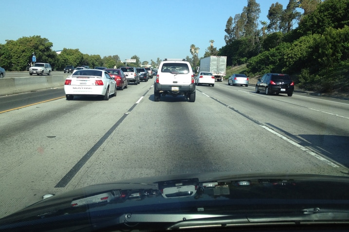 grooved southern california freeway